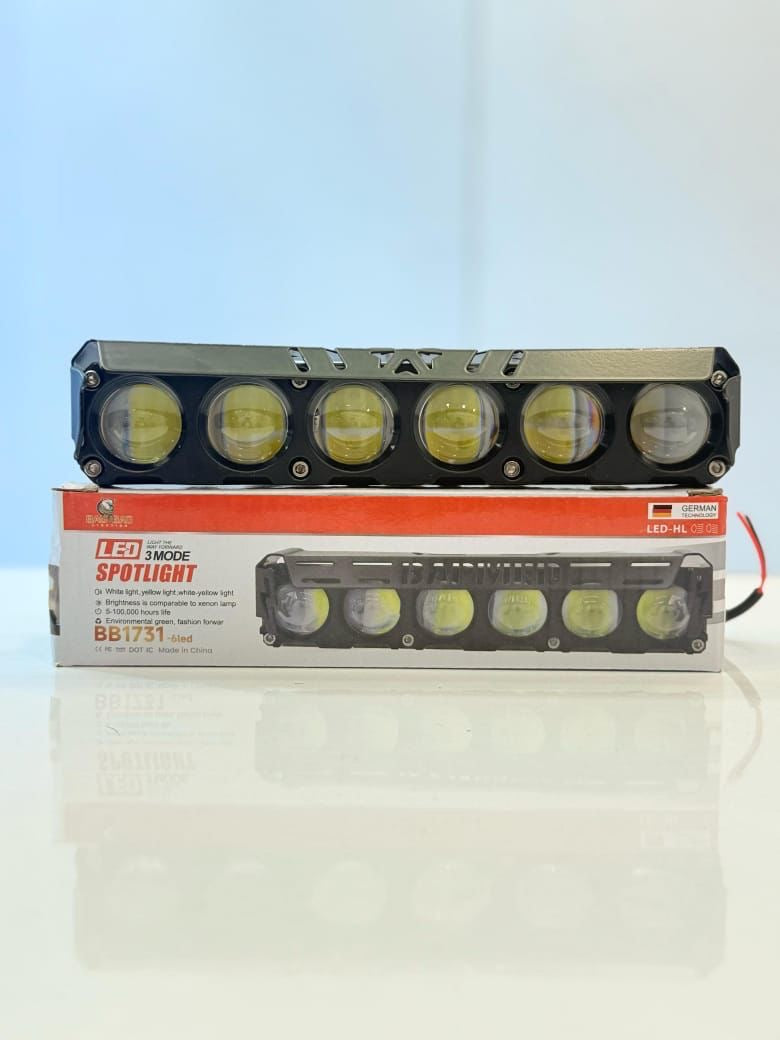 LED Spotlight | 3 Modes | 6LED - Modheads.in