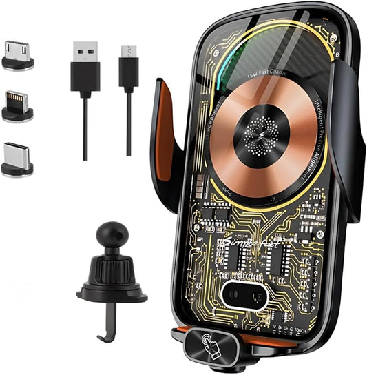 15W Smart Car Mount Charger | Phone Holder - Modheads.in