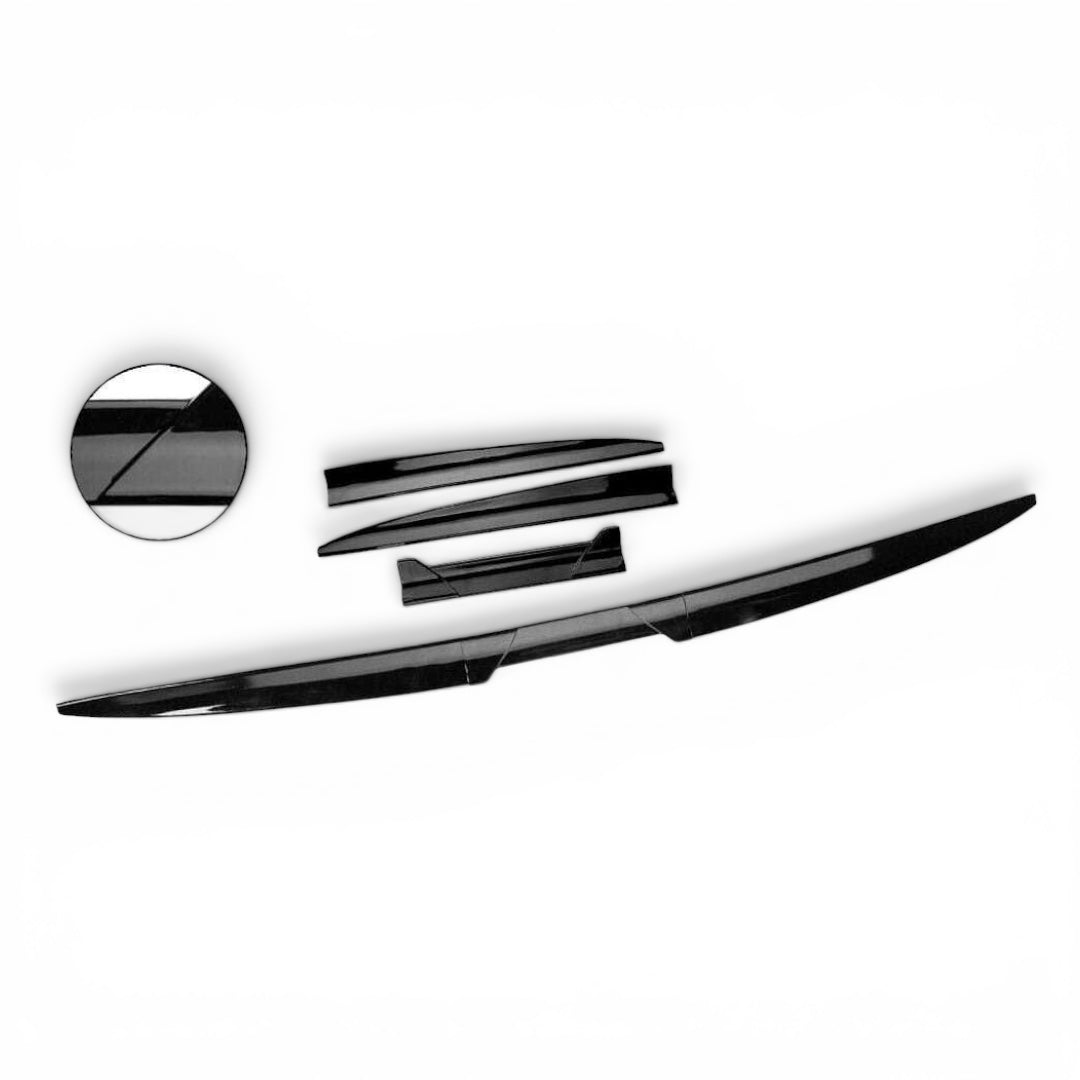 3 Piece Adjustable Sedan Spoiler | Gloss Black - Modheads.in