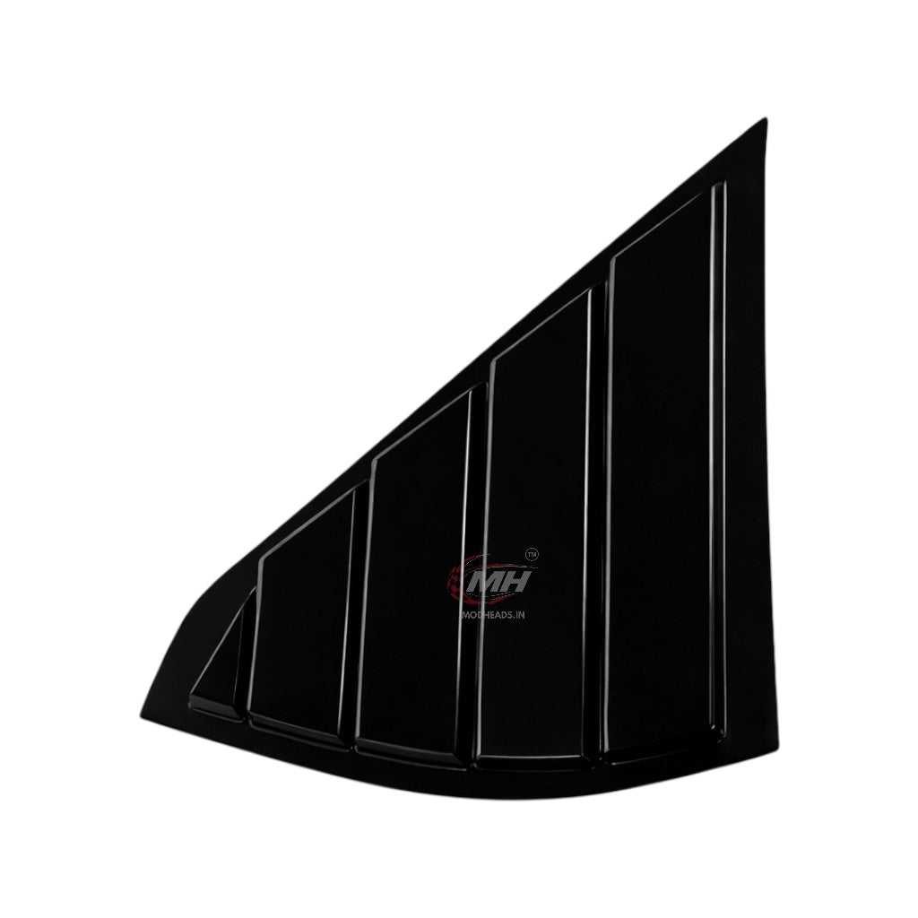 Gloss Black Window Louvers for Fronx - Modheads.in