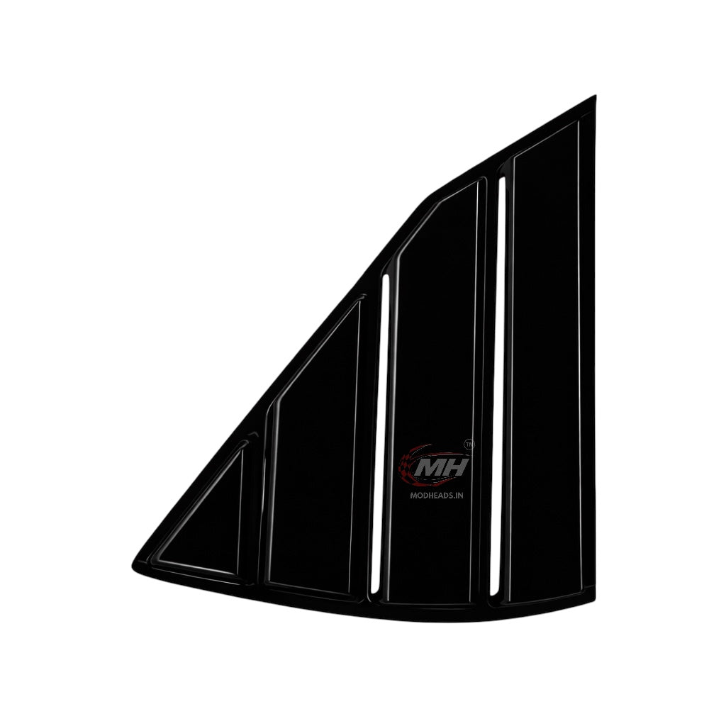 Gloss Black Window Louvers for i20 - Modheads.in