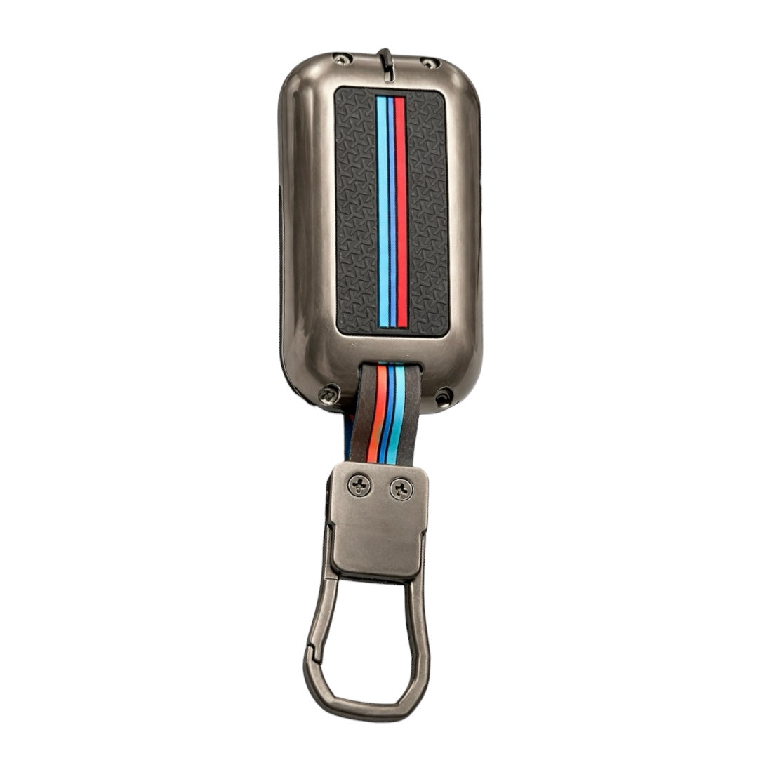 Grey Metal Keycover for Maruti Suzuki / Toyota | 2 Button