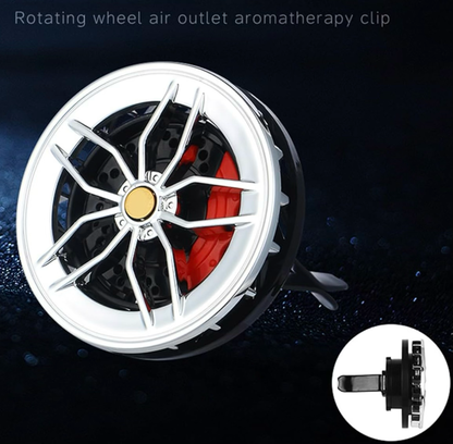 Spinning Alloy Wheel AC Vent Air Freshener