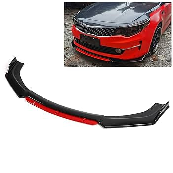 Red Lip Splitter Set (Front & Sides) | ABS Plastic