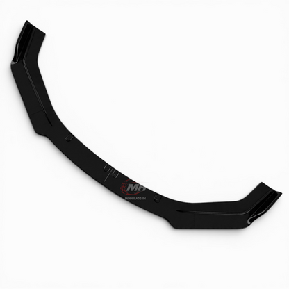 4PC Front Splitters Set For Sedans | Gloss Black | ABS Plastic - Modheads.in