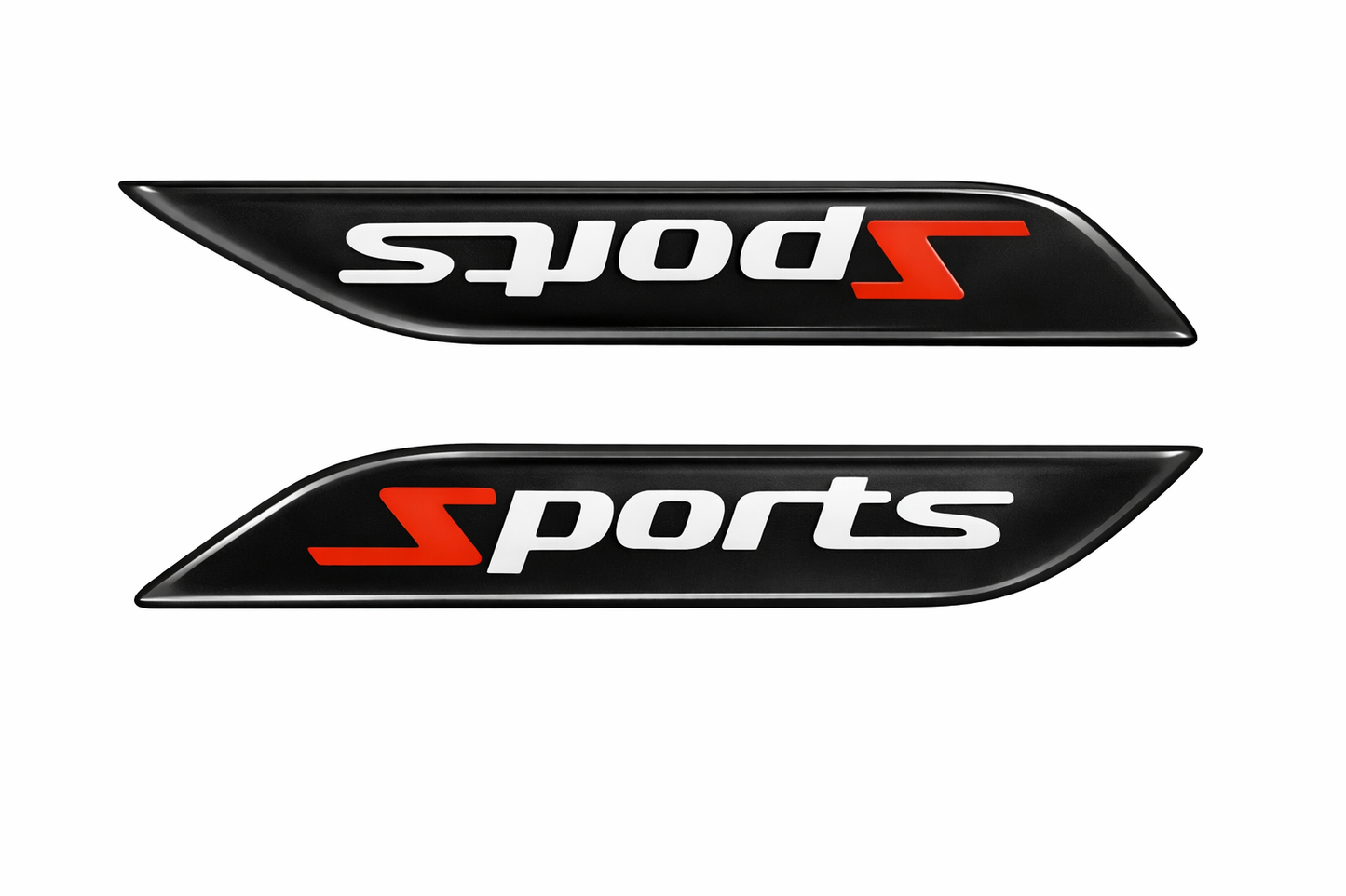 CF Finish Car Fender Scoop Trim | Dummy Air Flow Vent | With Sports Sticker - Modheads.in
