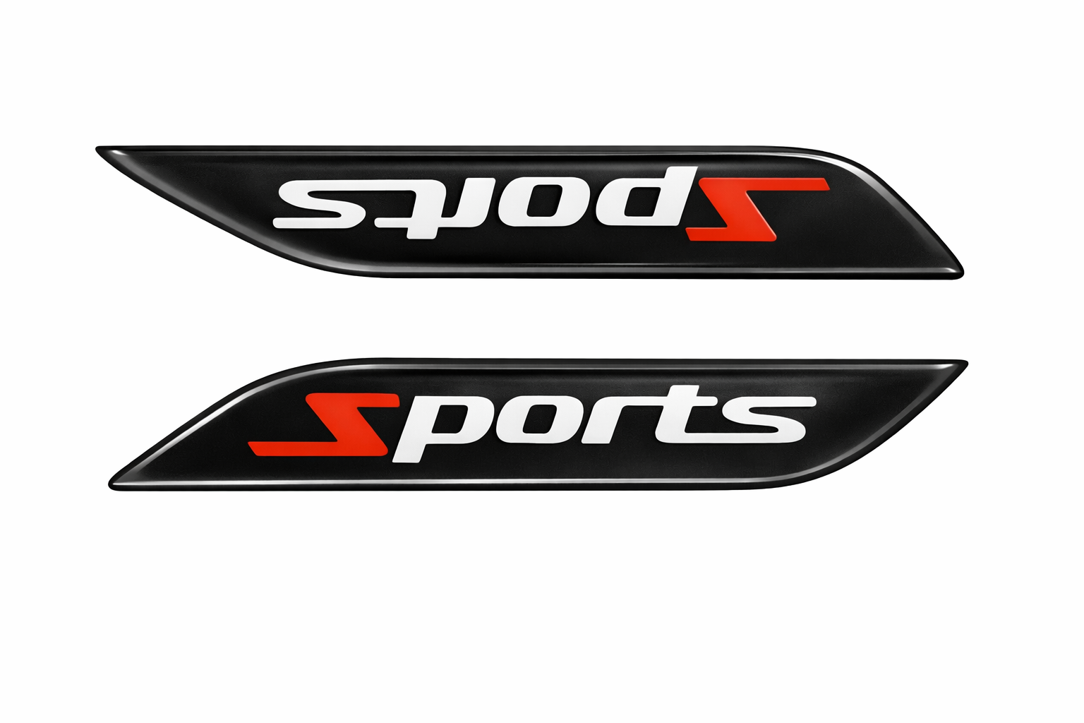 CF Finish Car Fender Scoop Trim | Dummy Air Flow Vent | With Sports Sticker - Modheads.in