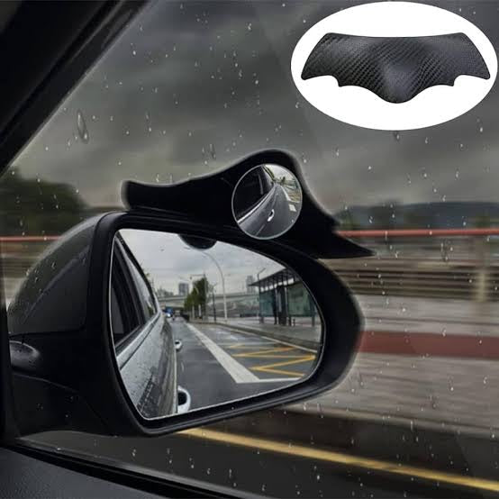 Batman Style Blind Spot Mirror For ORVM (Carbon Fiber Finish)