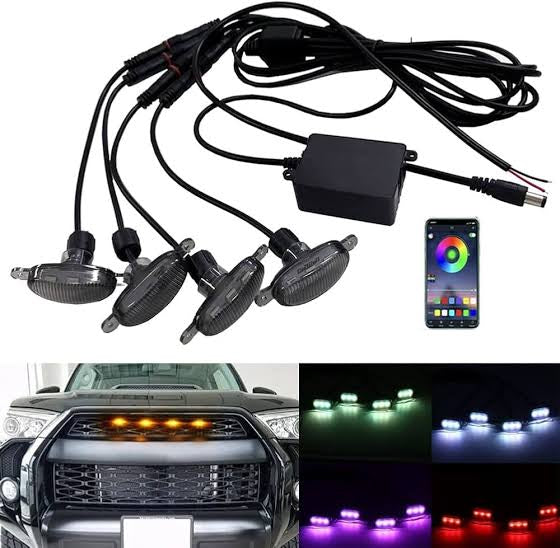 RGB Grille Lights With App Control (No Remote)