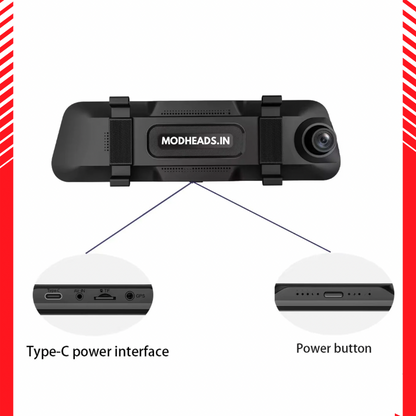 MODHEADS.IN 4K N8 Pro Dashcam | Dual Channel | App Connectivity - Modheads.in