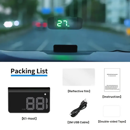 GPS Powered HUD ( Plug & Play ) - Modheads.in