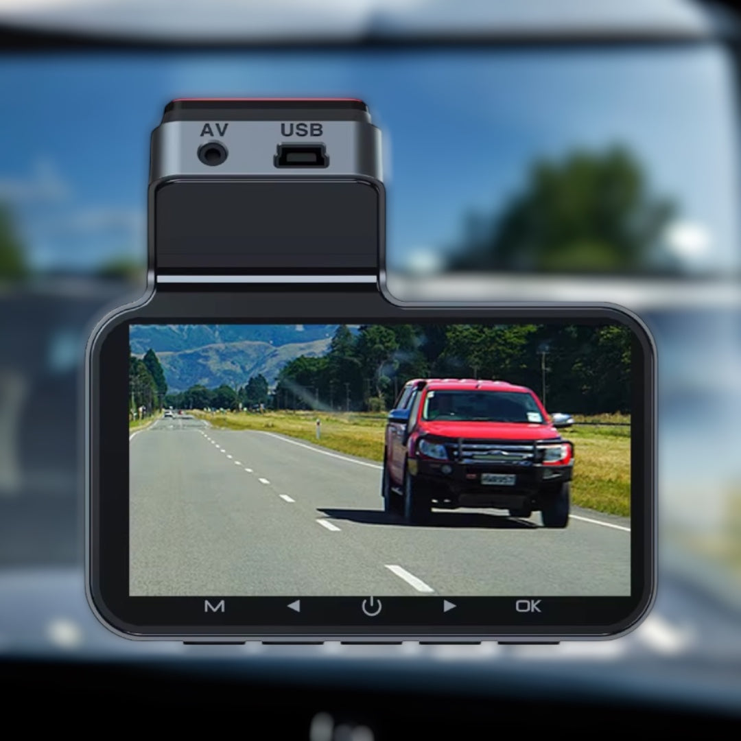 Dual Channel Dashcam | 1080P | WiFi APP Recording Access