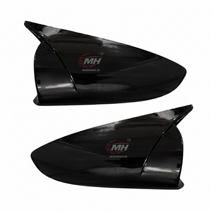 Gloss Black Mirror Covers for i20 2020+ - Modheads.in