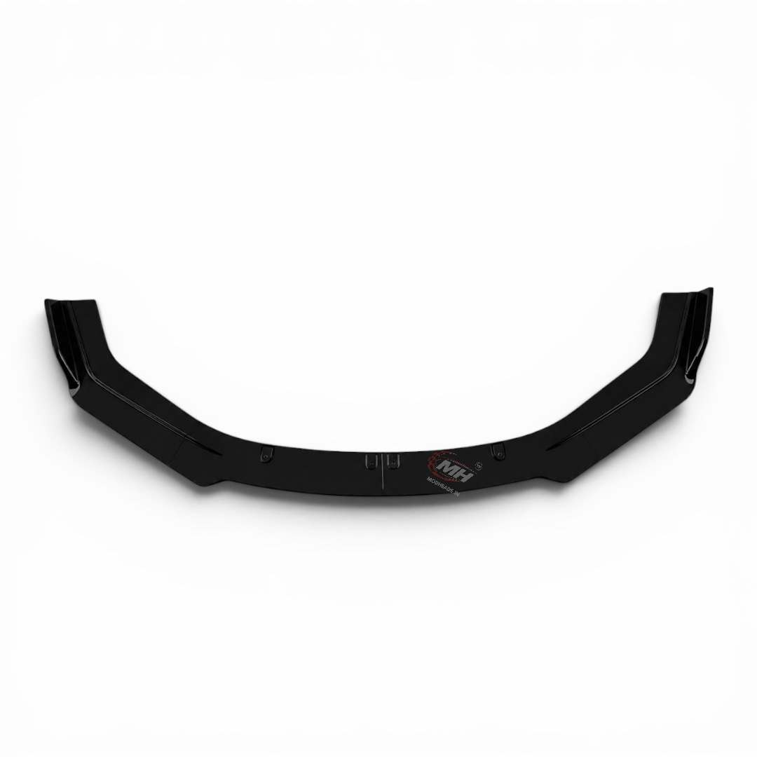 4PC Front Splitters Set For Sedans | Gloss Black | ABS Plastic - Modheads.in