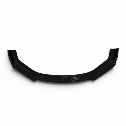 4PC Front Splitters Set For Sedans | Gloss Black | ABS Plastic - Modheads.in