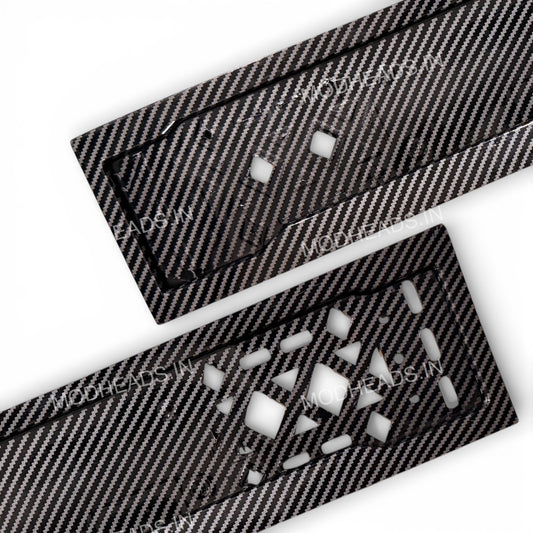 Carbon Fiber Finish Number Plate Frame