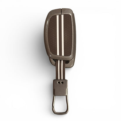 Metallic Grey Key Cover For Hyundai | 4 Button - Modheads.in