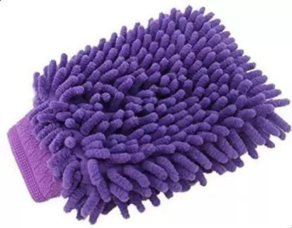 Double Sided Microfiber Glove (Set Of 2) (Assorted Colour) - Modheads.in