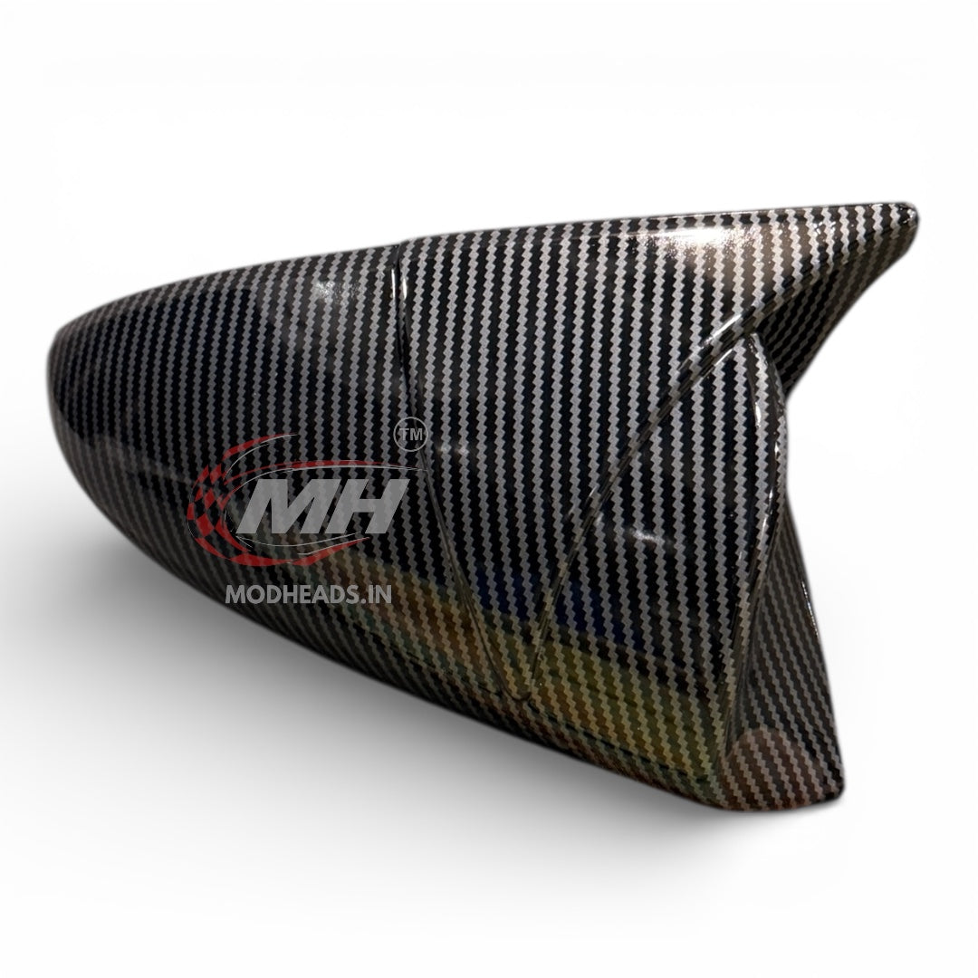 Carbon Fiber Finish Mirror Covers for i20 2020+ - Modheads.in