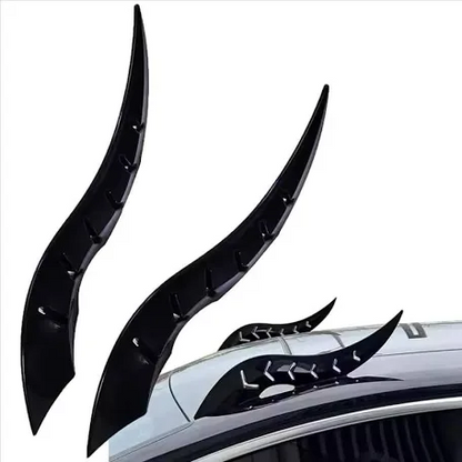 Car Roof Dragon Horns | Gloss Black - Modheads.in