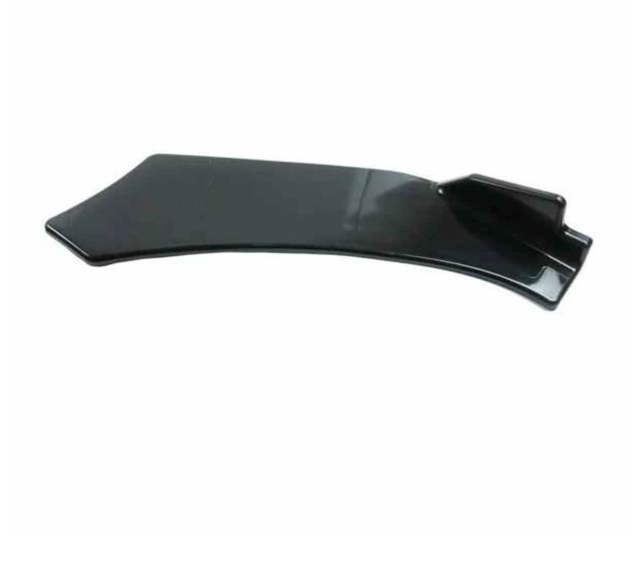 Universal Front Bumper Splitters (Spikes Design) (Gloss Black)