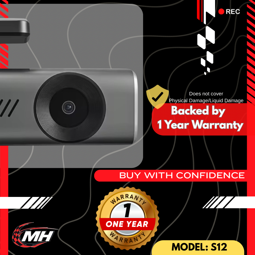 MODHEADS.IN S12 4K Dashcam | Single Channel | App Connectivity - Modheads.in