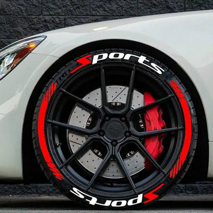 Sports Tyre Sticker - Modheads.in