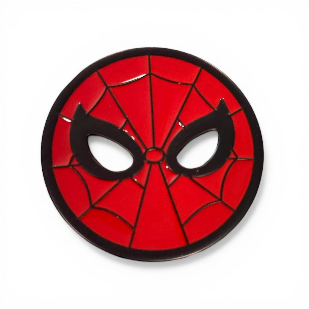 Spiderman Mask Logo (Black/Red) - Modheads.in