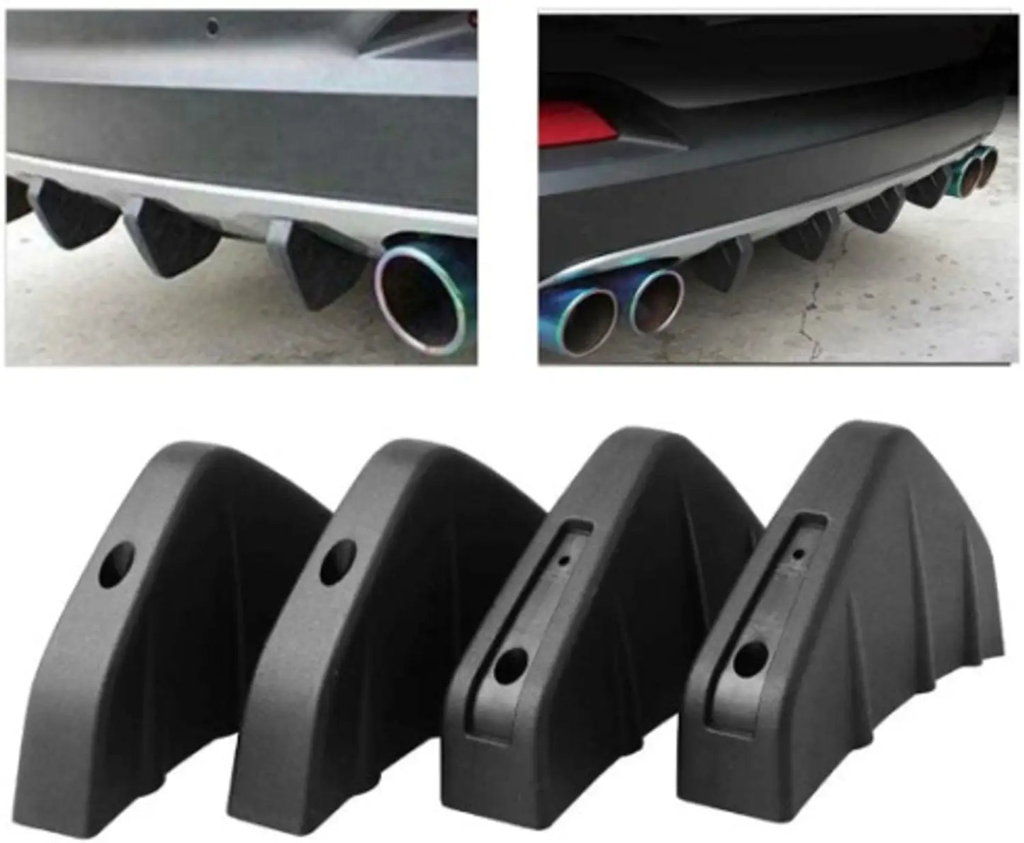 Rear Fin Diffusers - Modheads.in