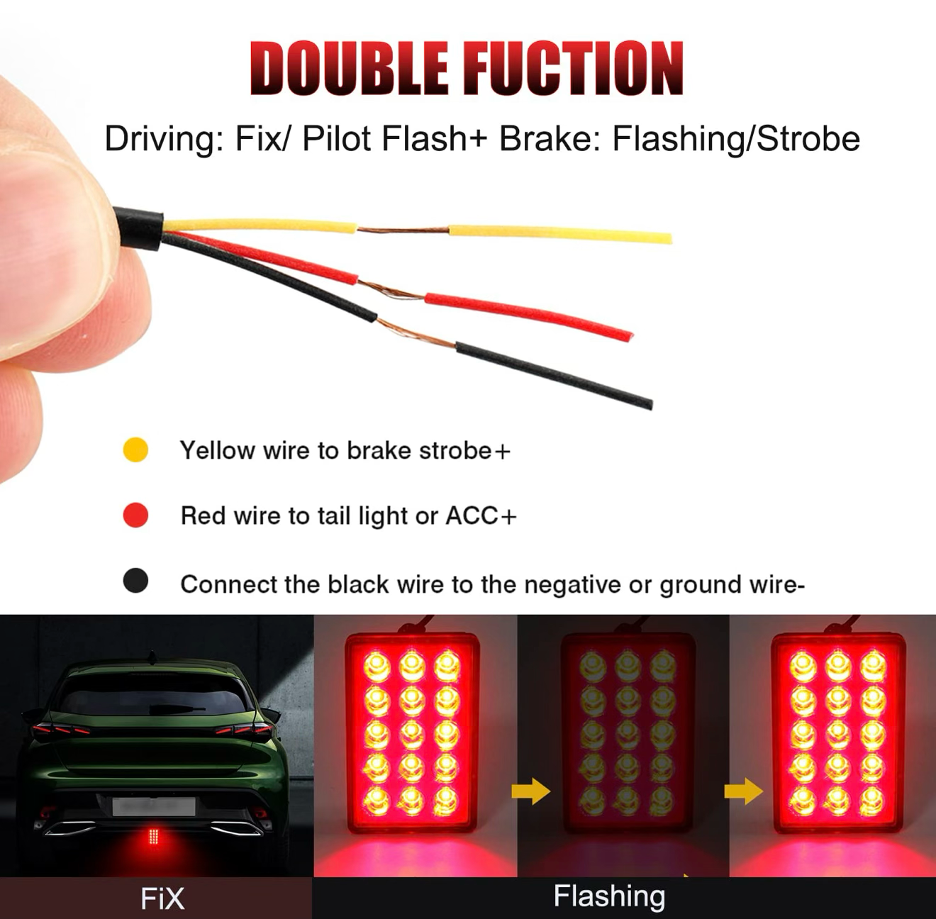 15 LED F1 Style Brake Light