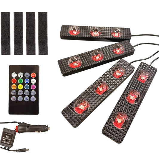 Atmosphere Star Lights for Car Interior | Remote Control | Plug & Play