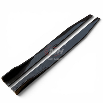 Carbon Fiber Finish Side Skirts (120cm)