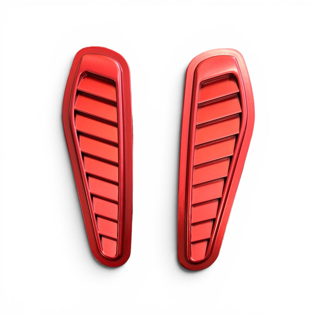 Type 2 Dummy Hood Vents | Red - Modheads.in