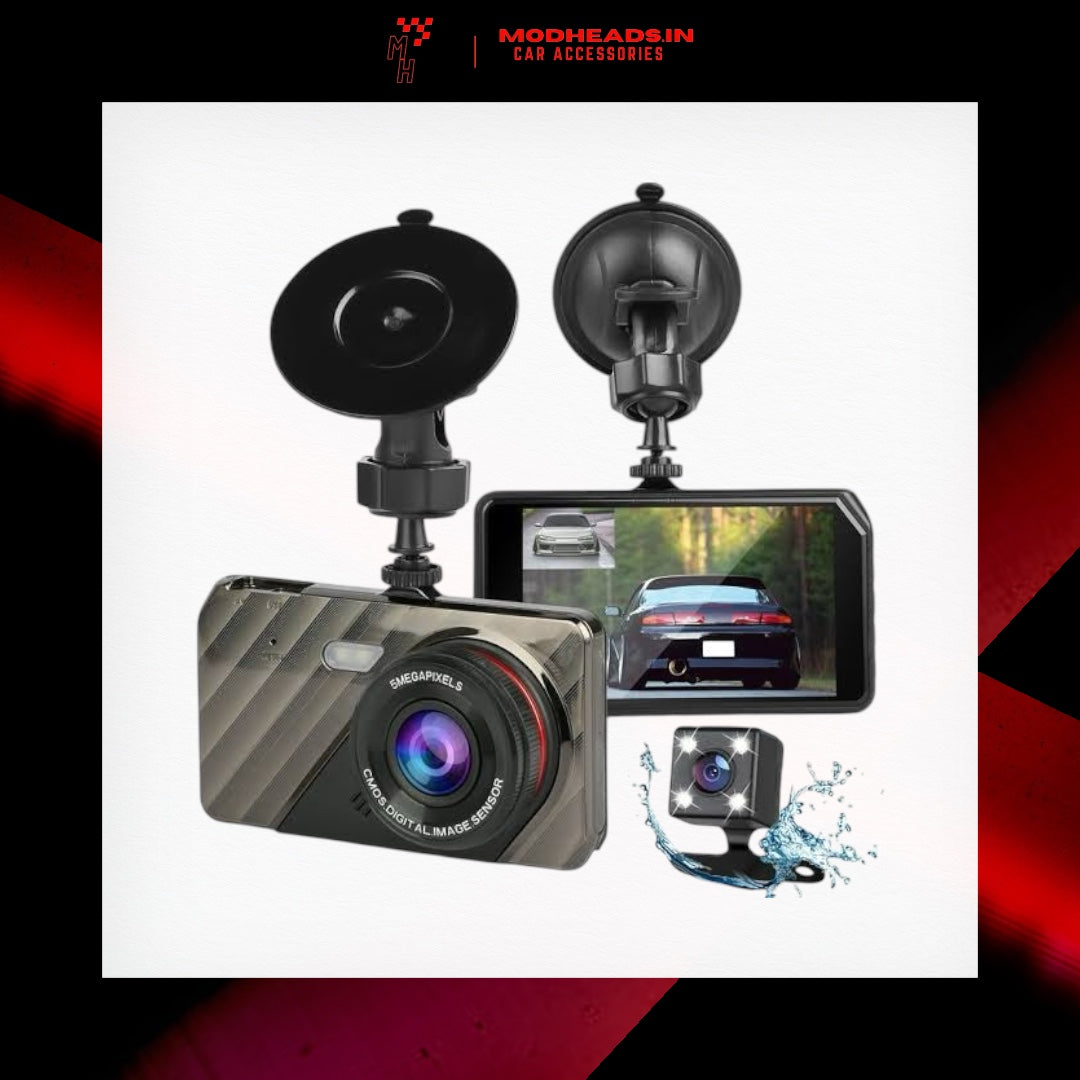 Bluzon Full Touch Dashcam Front and Rear (BO-DV513T) - Modheads.in