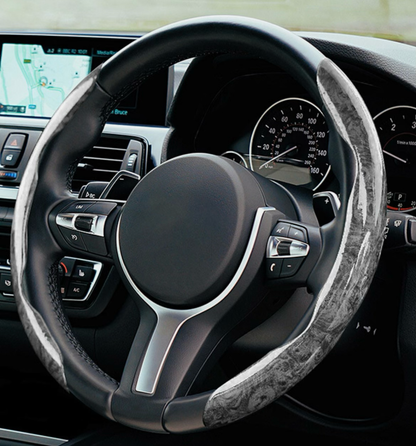 Luxury Steering Grips | Anti Skid | Premium Quality | Glossy
