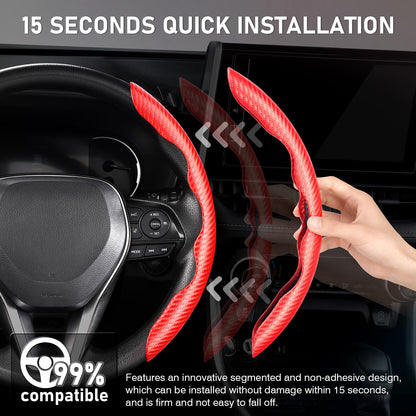 Carbon Fiber Finish Steering Grip (Matte) - Modheads.in