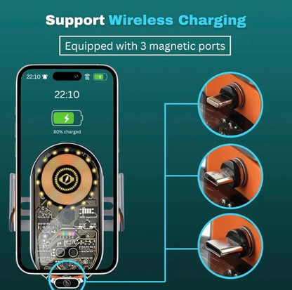 15W Smart Car Mount Charger | Phone Holder - Modheads.in
