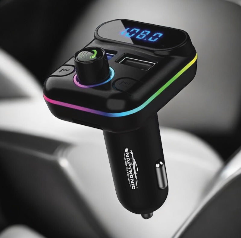 Smart Bluetooth FM Transmitter With Charging Ports