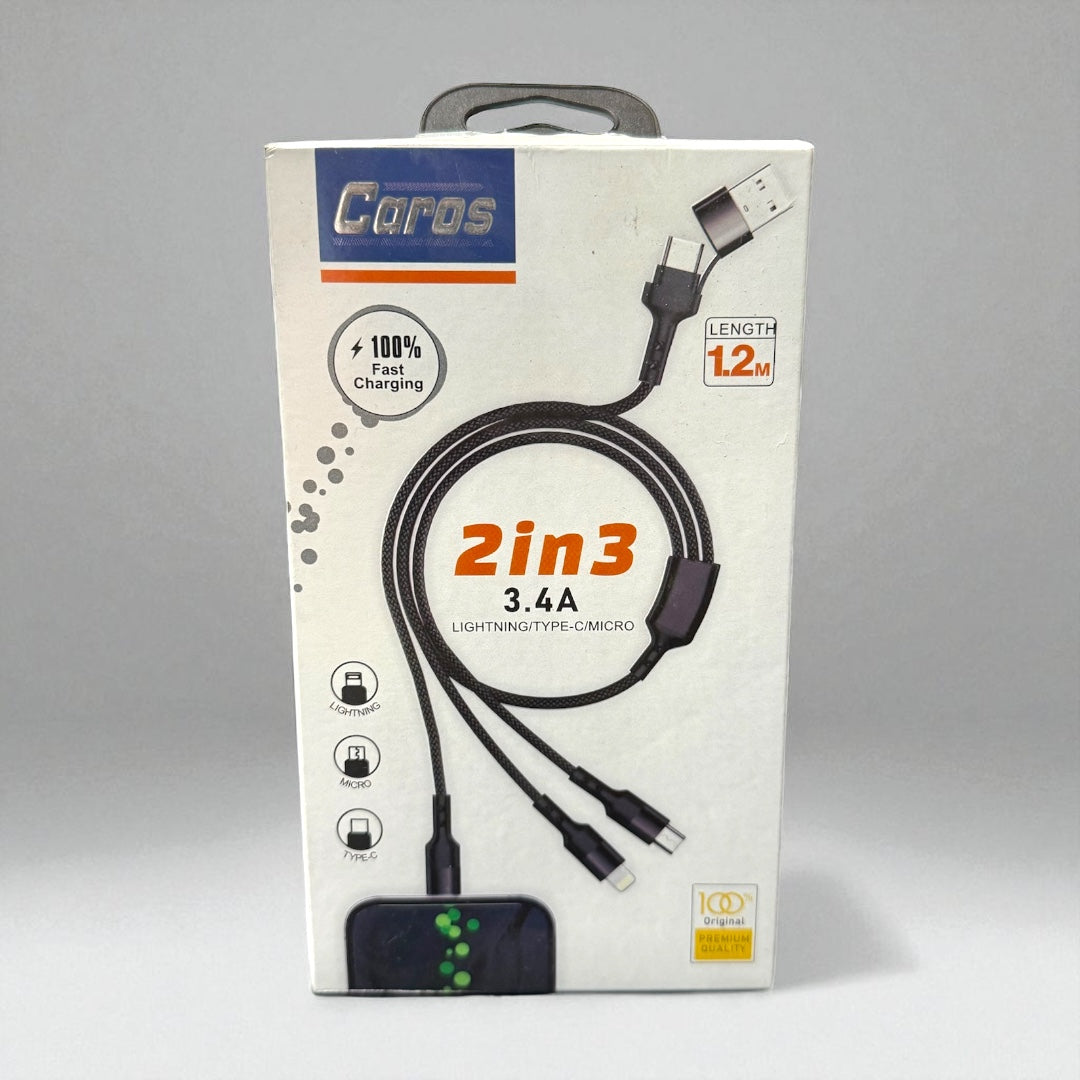 CAROS 2in3 3.4A Cable - Modheads.in