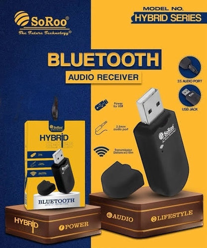 Hybrid Series Bluetooth Audio Receiver With Aux - Modheads.in