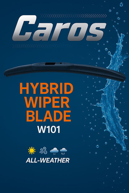 16” 24” Caros Premium Frameless Wiper Blades Combo (1pc each)