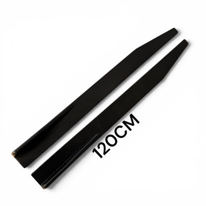 Carbon Fiber Finish Side Skirts (120cm)