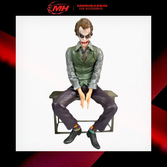 Joker Action Figure Sitting Statue For Car