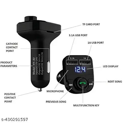 CARX8 Bluetooth FM Transmitter - Modheads.in
