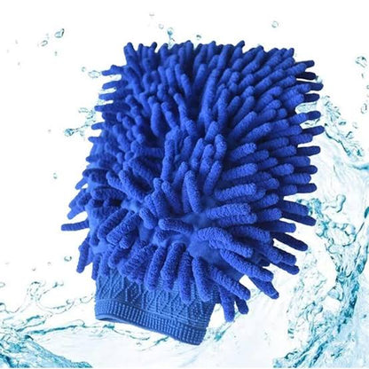 Double Sided Microfiber Glove (Set Of 2) (Assorted Colour) - Modheads.in