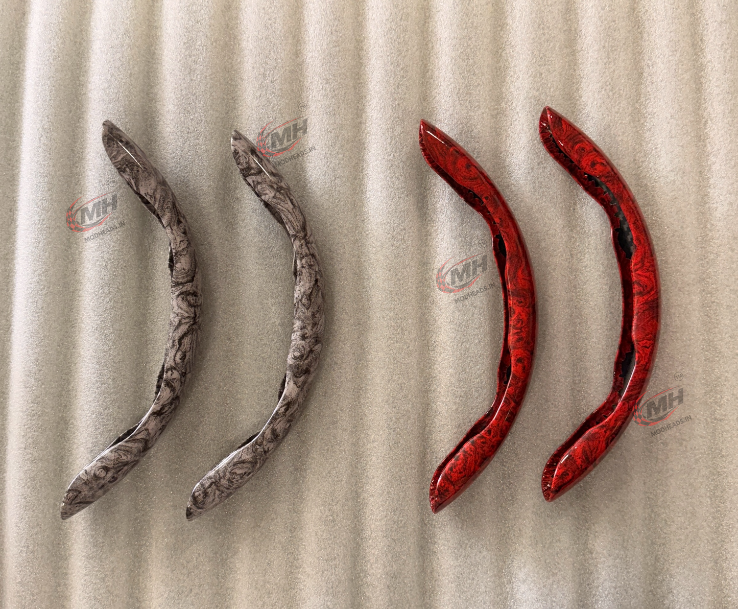 Luxury Steering Grips | Anti Skid | Premium Quality | Glossy