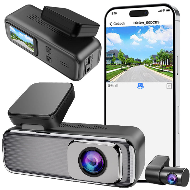 SIMOX Front & Rear Dashcam (4K+2K) With Phone Preview & WiFi - Modheads.in