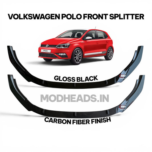 VW Polo Front Splitter | ABS Plastic - Modheads.in