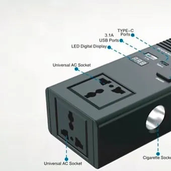 Caros Car Power Inverter - Modheads.in