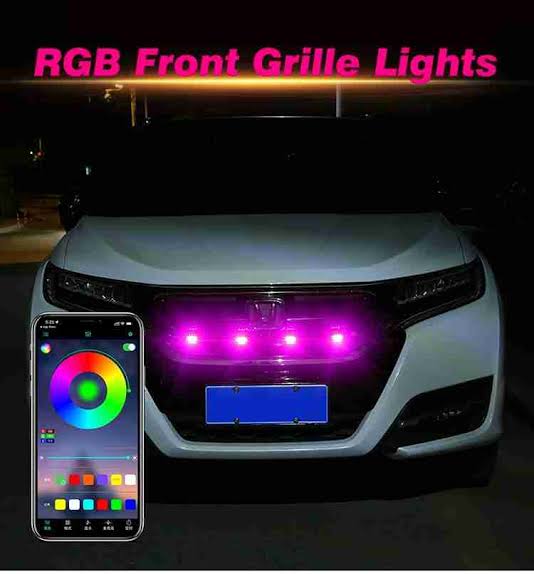 RGB Grille Lights With App Control (No Remote)